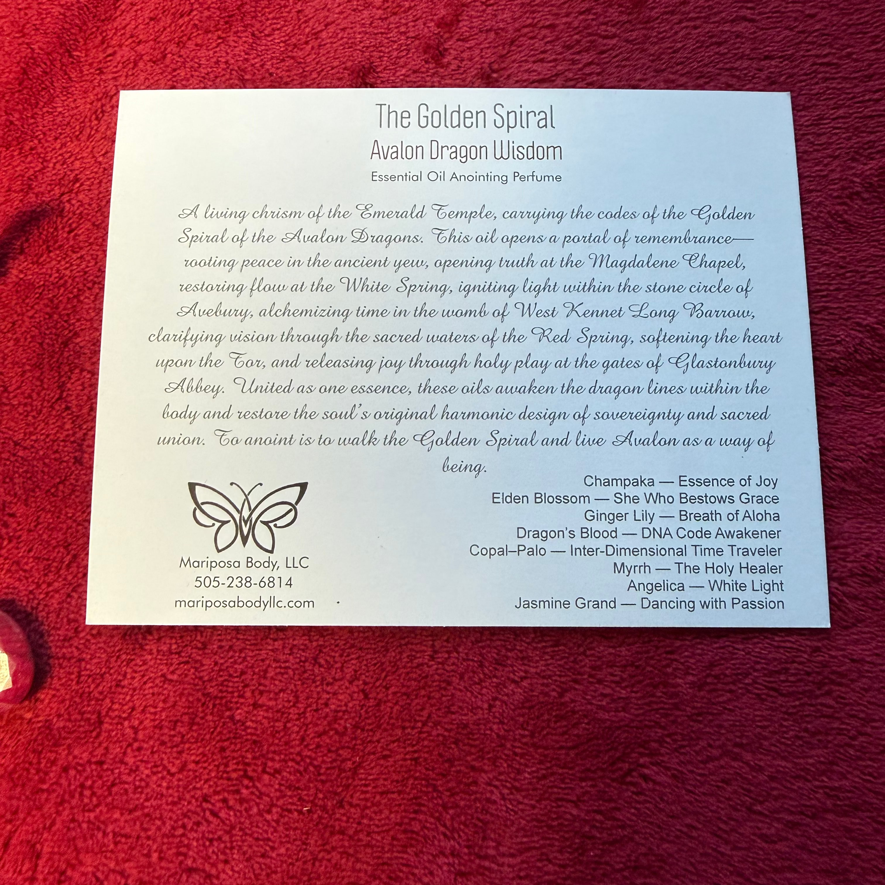 Avalon Dragon Wisdom - The Golden Spiral – Sacred Remembrance