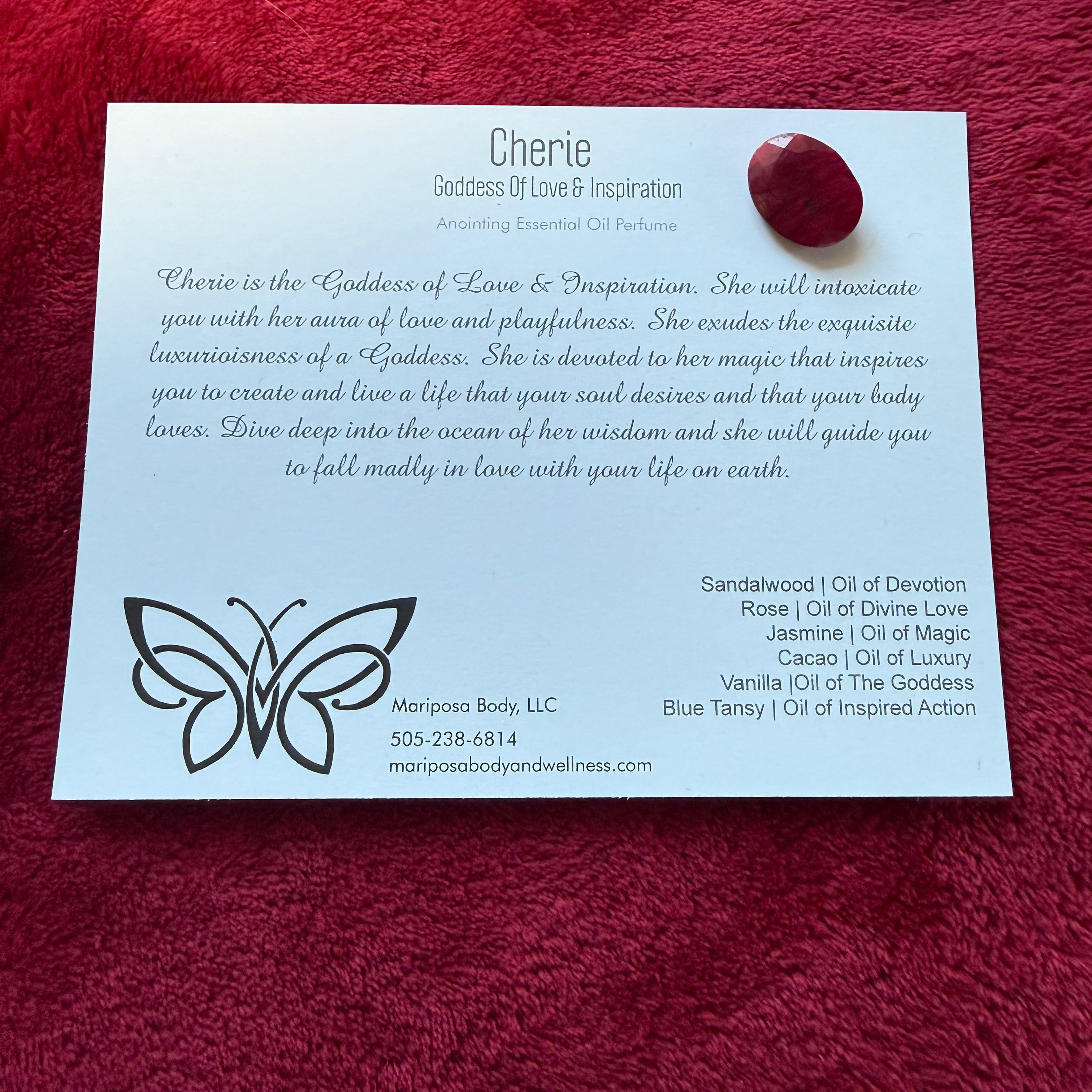 Cherie - Goddess of Love & Inspiration