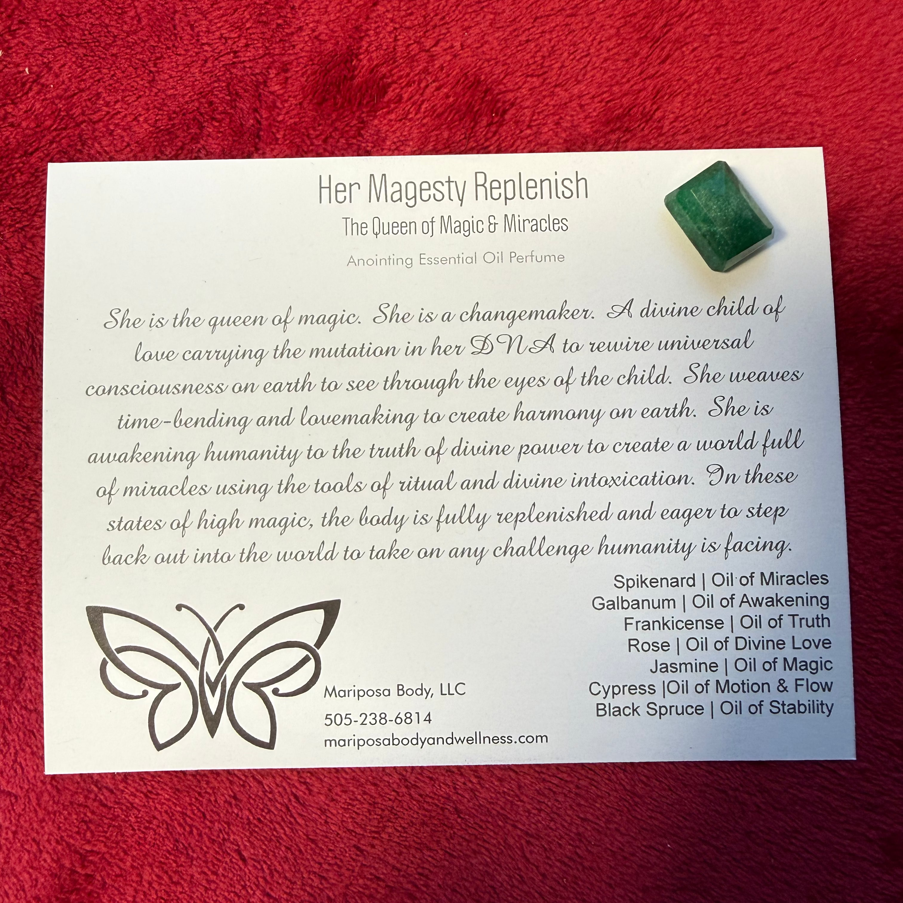 Her Majesty Replenish - The Queen of Magic & Miracles