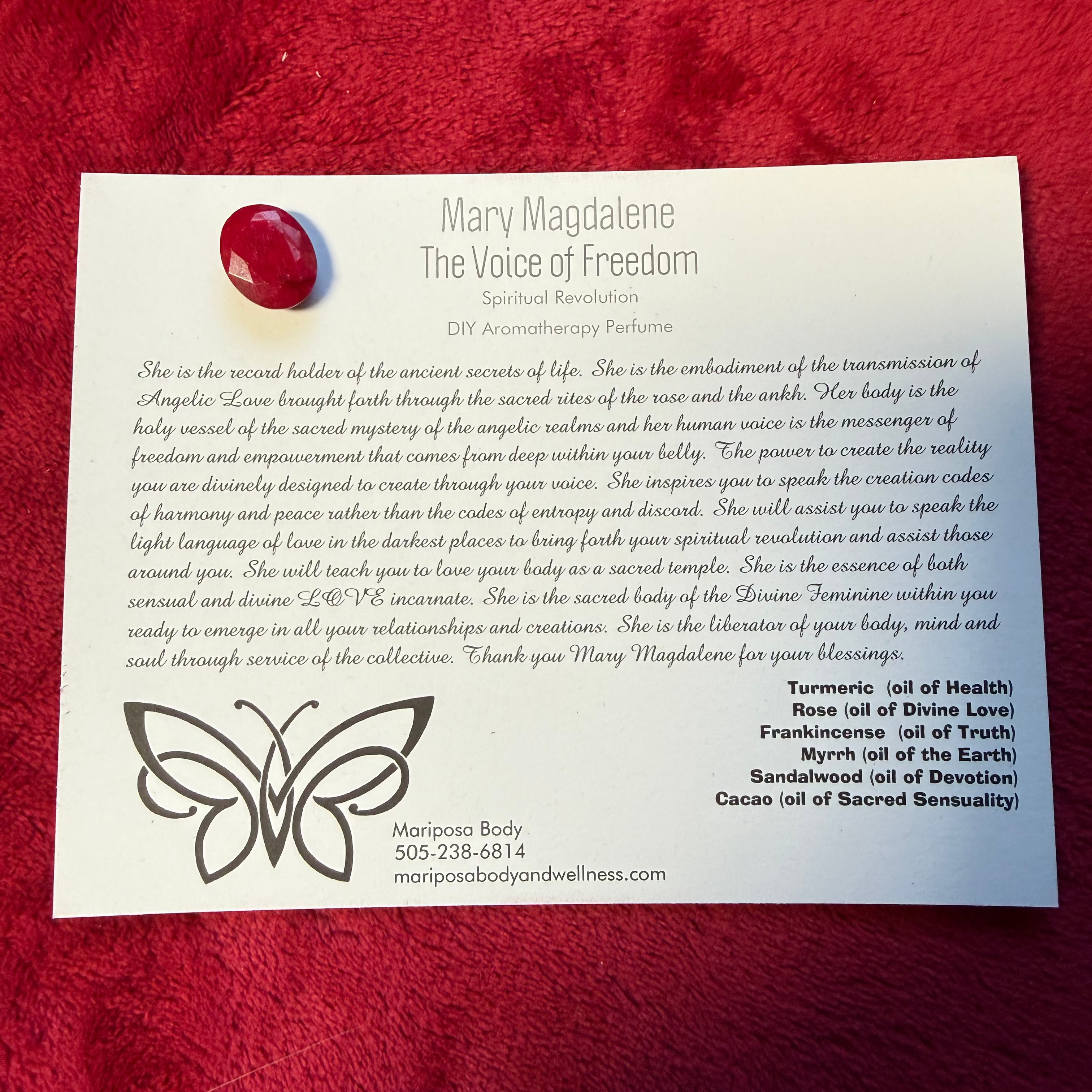 Mary Magdalene - The Voice of Freedom - Spiritual Revolution